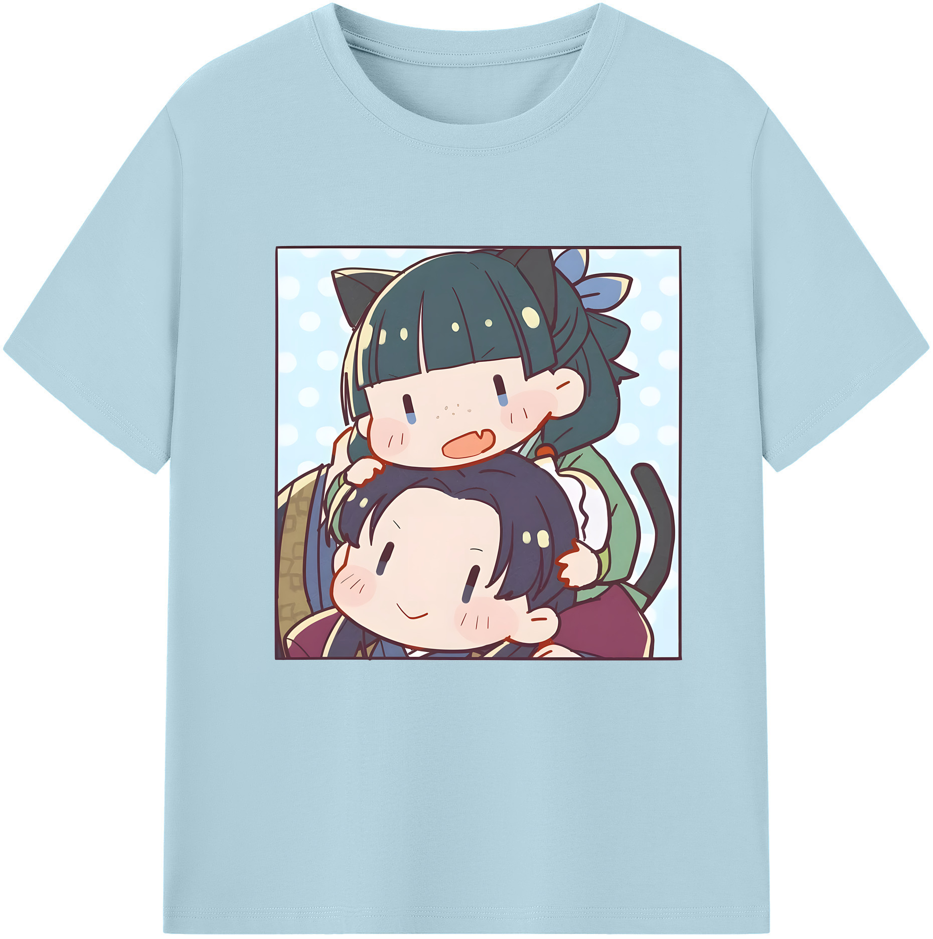 （画像用） 薬屋のひとりごと The Apothecary Diaries 綿100％半袖Tシャツ（フロントプリント）